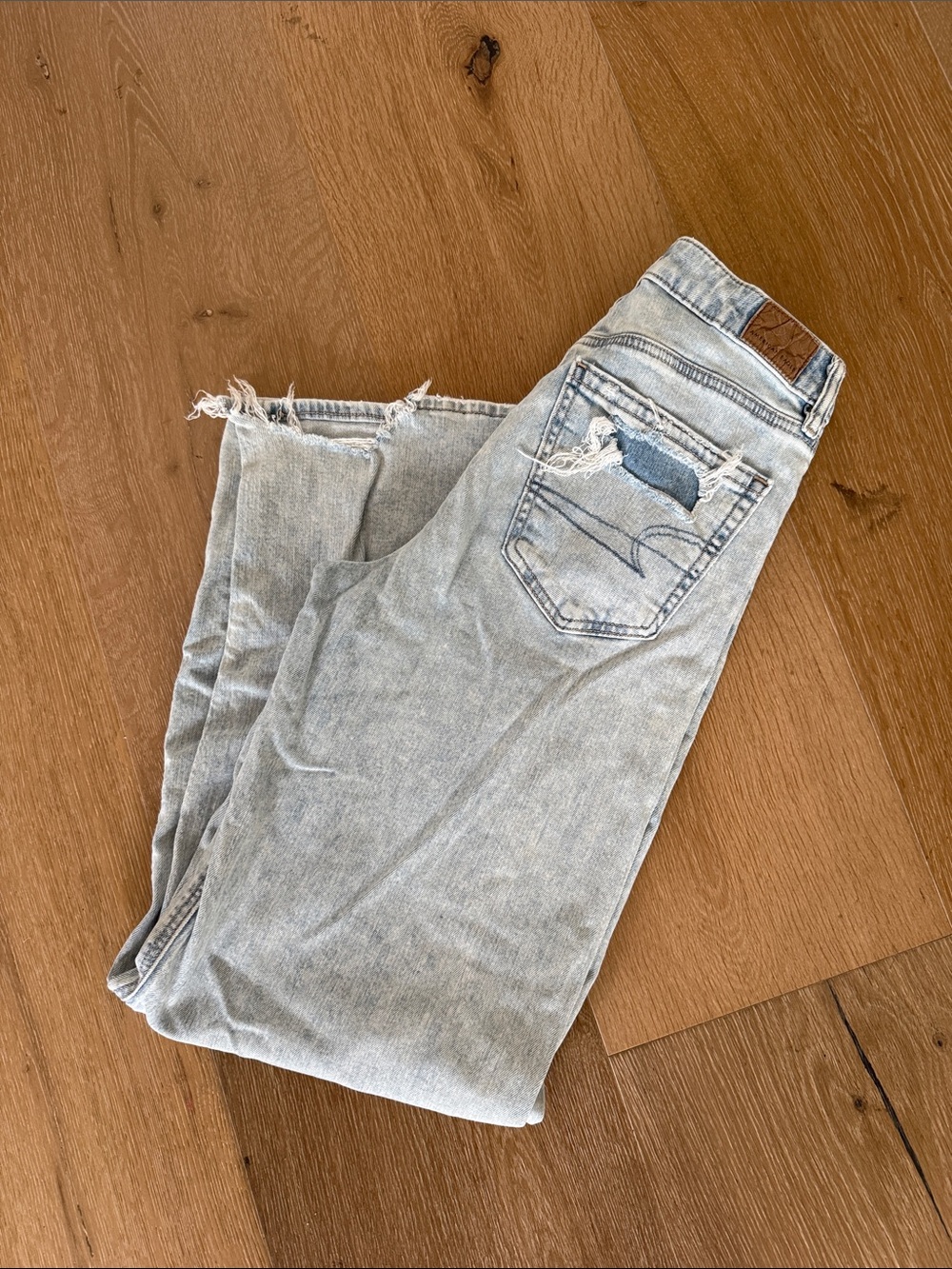 American Eagle Outfitters Light Blue Straight Jeans